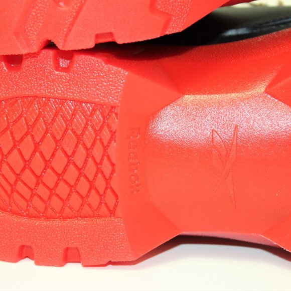 Reebok x Cardi B Club C Woman's Leather Black&Vector Red Platforms Women's 3.5 - Picture 11 of 11